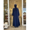Tesettür Premium Abaya Lacivert Model 536 TUNİK TAKIM 2,250.00