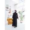 Tesettür Sandy Kiloş Elbise Siyah Model 457 ELBISE