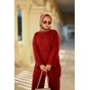 Tesettür Belin Takım Bordo Model 551 TUNİK TAKIM 1,000.00